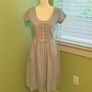 Sweet 90's Y2K blue checkered babydoll dress